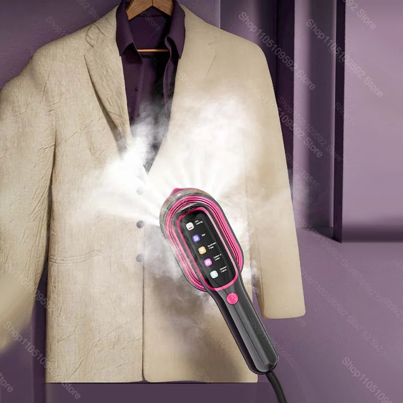 Tidesmit portable fabric press machine and handheld garment steamer showcasing fast heating vertical steam iron unit