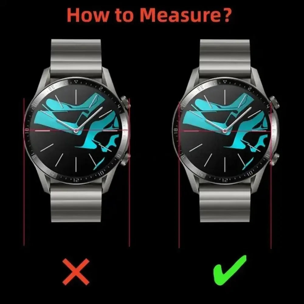 Universal Smartwatch Screen Protector - 9H Tempered Glass Clarity Tidesmit