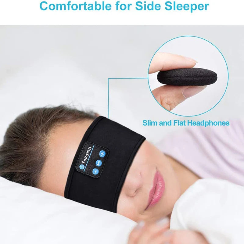 Bluetooth Sleep Headphones Headband - Soft Elastic Music Headset Tidesmit