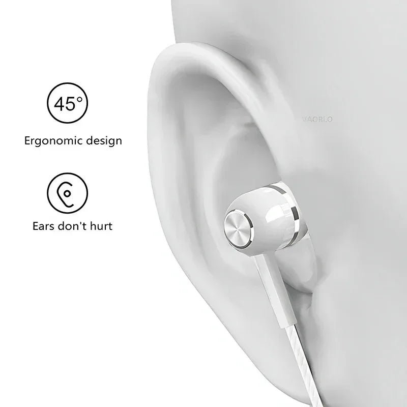 Wired Earbuds with Mic 3.5mm HiFi Bass Sports Headset by Tidesmit Tidesmit