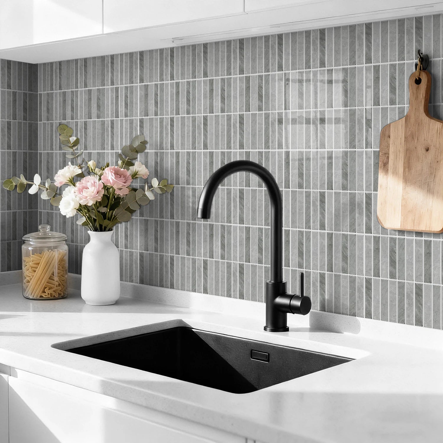 Self Adhesive Marble Wall Tiles 17x23cm Peel Stick Waterproof Easy Clean Subway Stickers For Home Kitchen Shower Wall