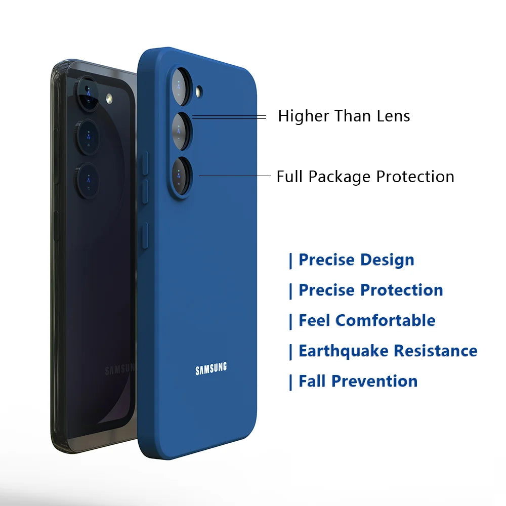Samsung Galaxy S25 FE Liquid Silicone Case – Shock-Absorbing Drop Protection Tidesmit