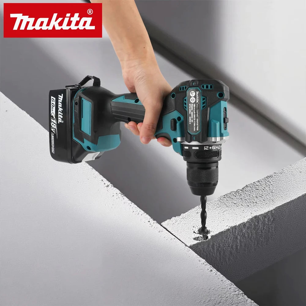 Makita DDF487 13mm Brushless Household 18V Lithium-ion Charging Impact Drill,high Torque Electric Screwdriver Makita 18V Battery