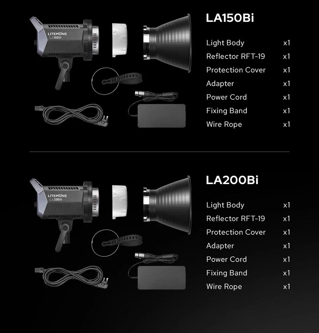 LED Video Light 230W Studio Lighting with Bowens Mount Tidesmit