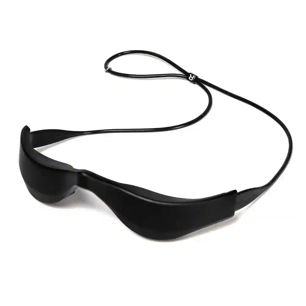 3D Heated Eye Massager Glasses - Portable Fatigue Relief USB Device Eye Massage Instrument Black Tidesmit