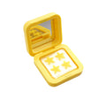 Blue/Yellow Stars Hydrocolloid Pimple Patches with Mirror Storage Box,Acne Spot Stickers For Face,Temporary Mirror Makeup Tool