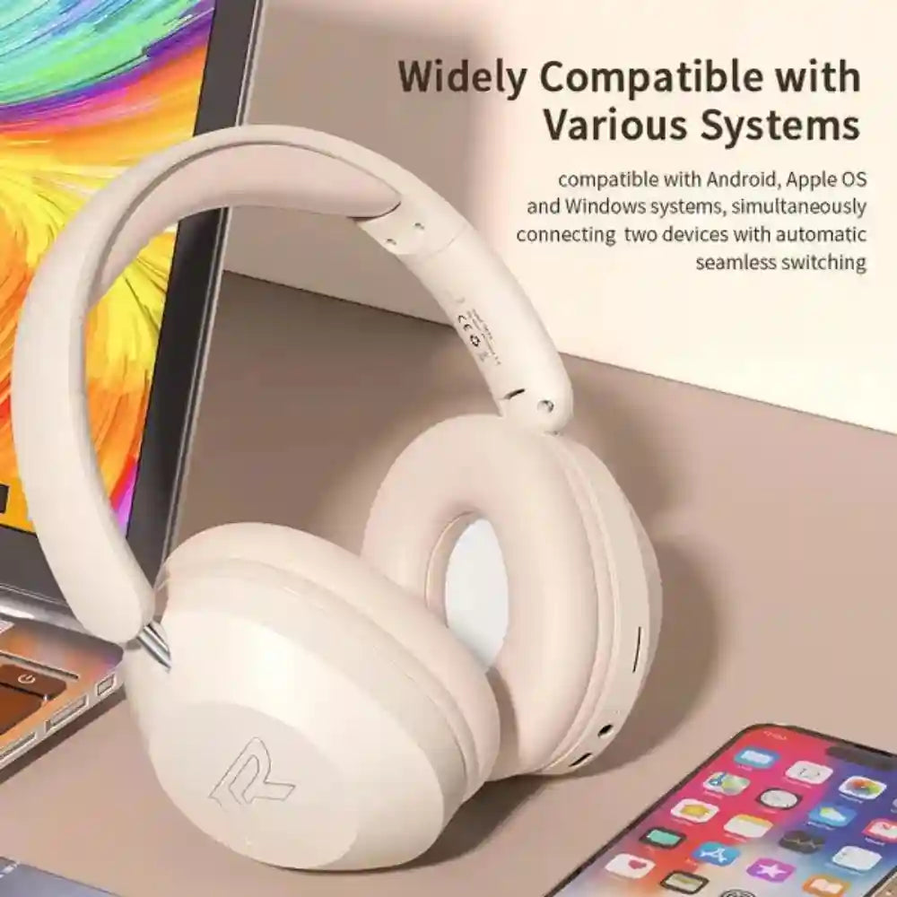 Wireless Headphones with Active Noise Cancellation & Low Latency Audio Tidesmit