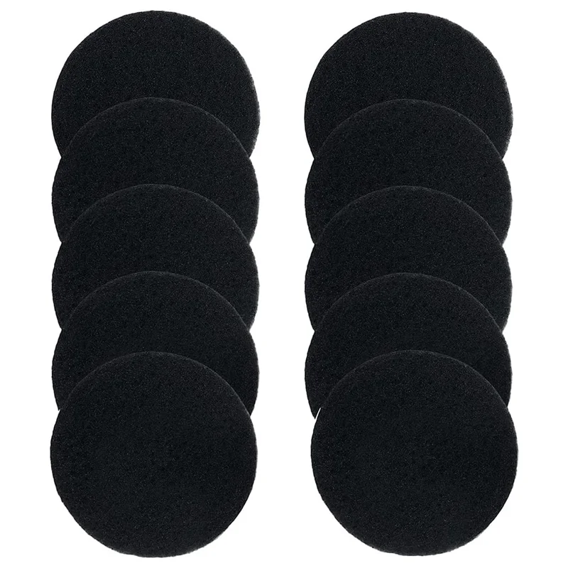 10-pack black HEPA sponge replacement filters for Neakasa/Neabot P1 Pro pet grooming vacuum to maintain suction power.