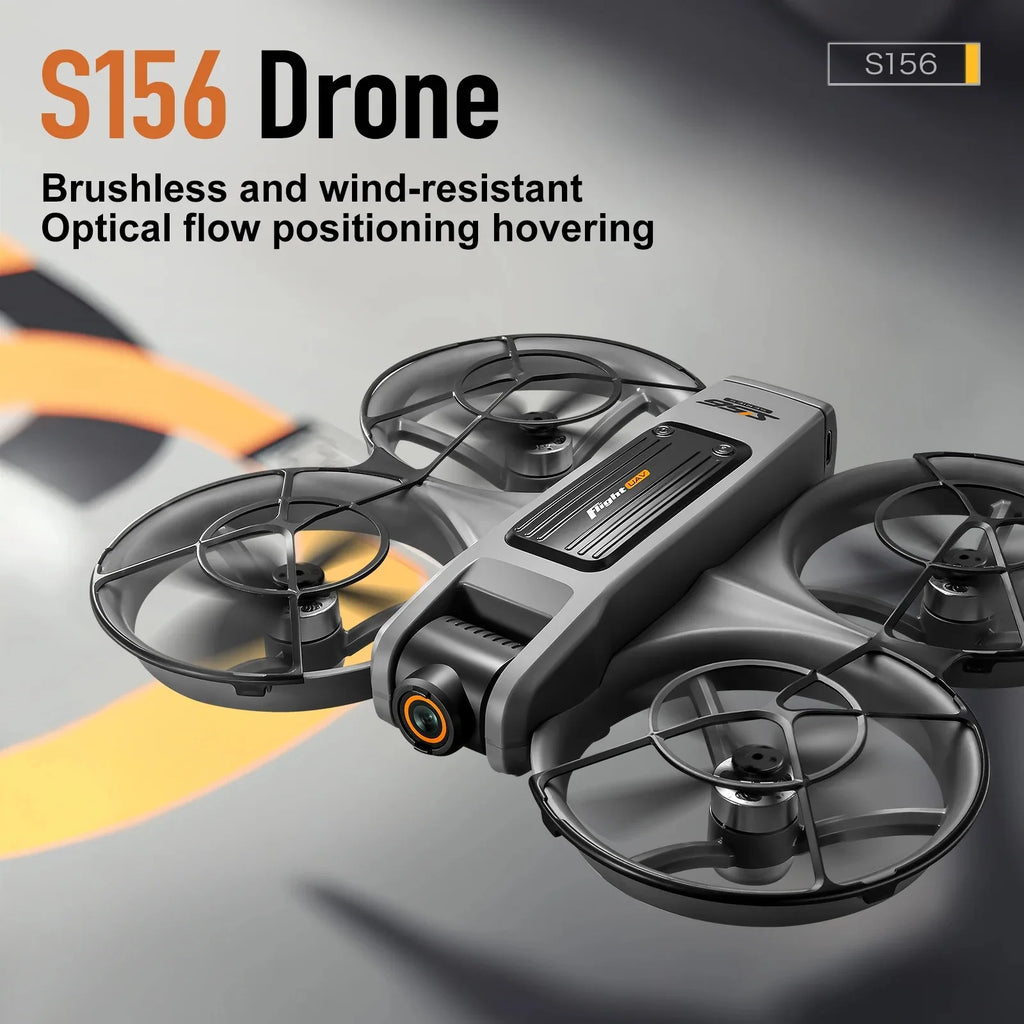4K Camera Drone with Dual Lens and Brushless Motor - S156 Foldable Tidesmit