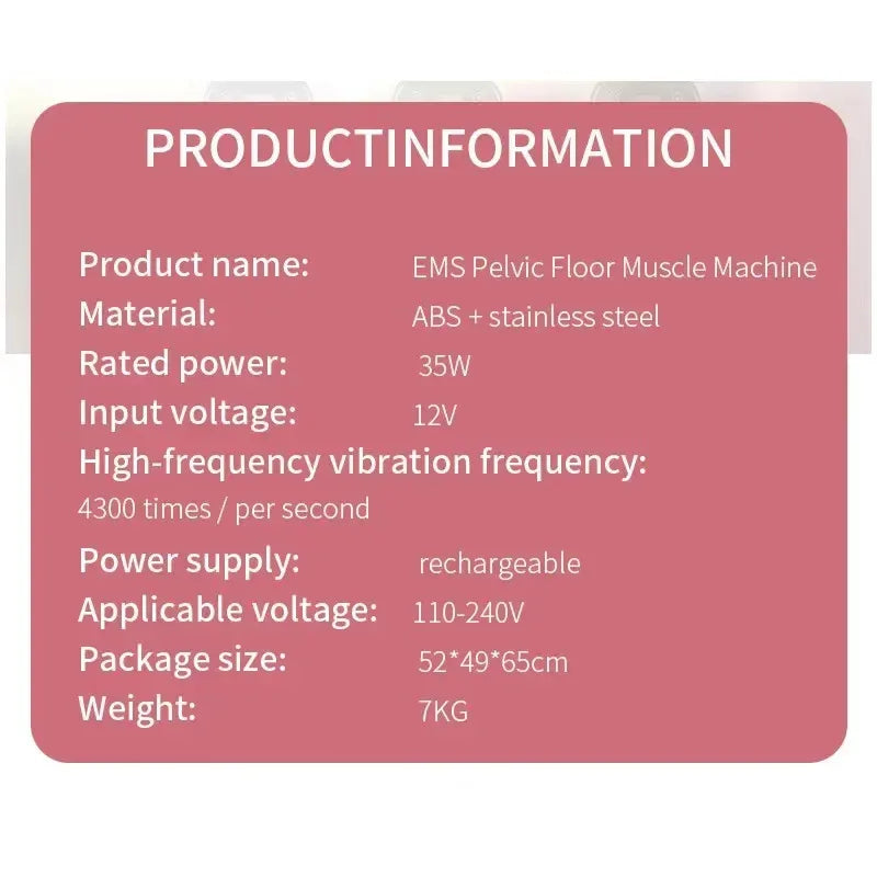 EMS Pelvic Floor Chair for Postpartum Incontinence | Muscle Relief Massage Chairs Tidesmit