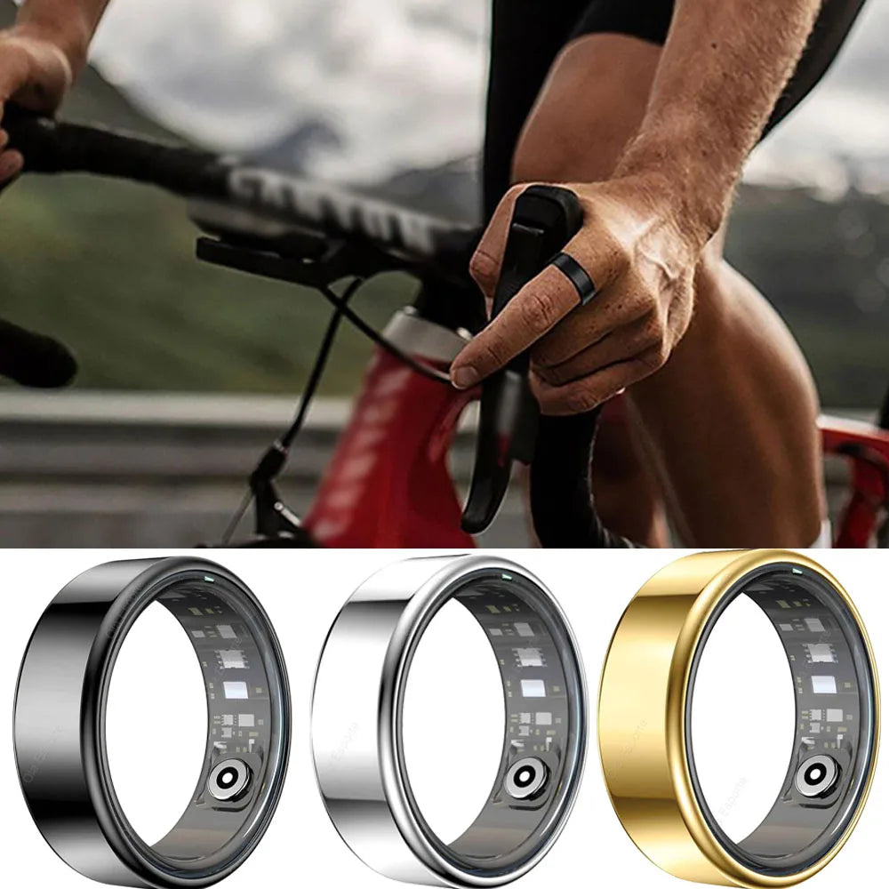 smart Ring for Women Men,Fitness Tracker Ring with Heart Rate, Sleep Monitoring, Blood Oxygen, Step Counting for iOS and Android, No Subscription Fee, Waterproof