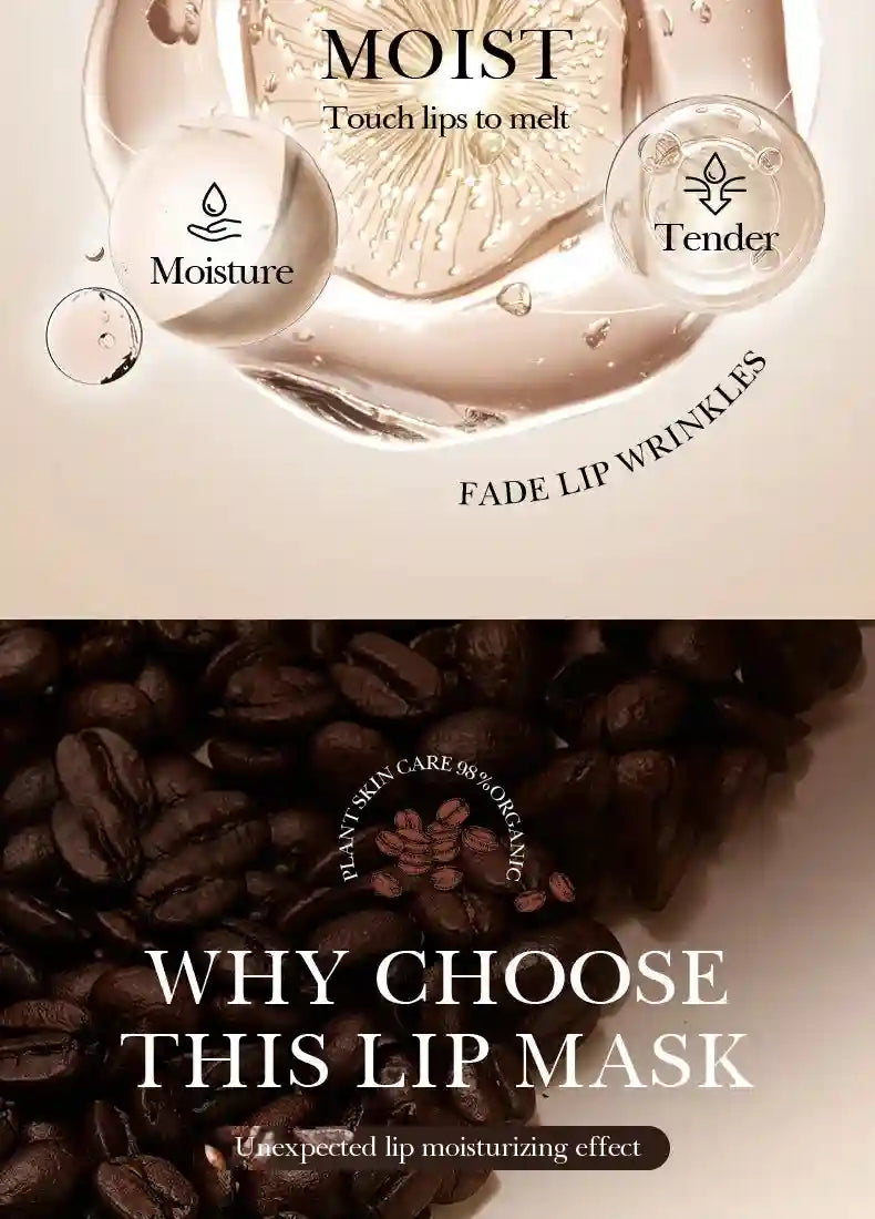 Coffee Lip Mask | Intensive Overnight Hydrating Lip Treatment Lip Care Tidesmit