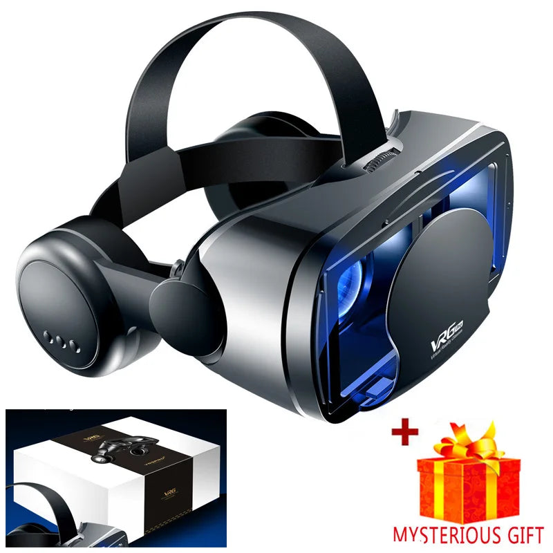 VR Headset for Smartphones - Immersive Wide Angle Smart Glasses Only VR Tidesmit