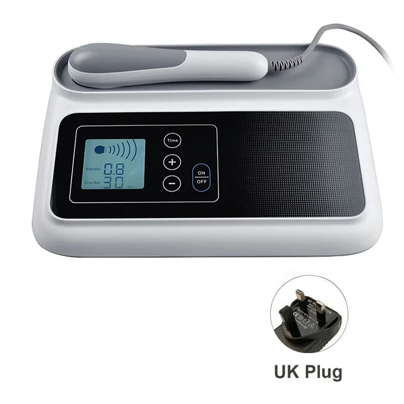 Ultrasonic Therapy Machine: 1MHz Deep Tissue Relief & Muscle Device Body Shaping Massage Equipment UK Plug Tidesmit