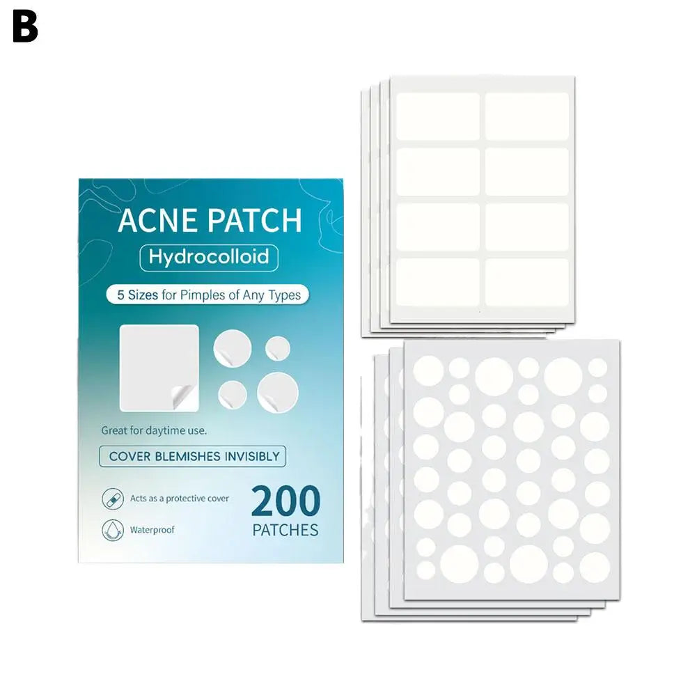 200/262/360pcs Salicylic Acid Acne Patches Mild Non-irritating Fade Black Acne Marks Facial Care Patches Acne Closure Removal