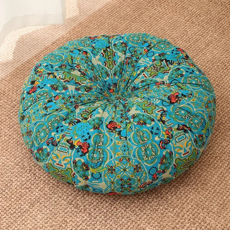 Bay Window Tatami Mats Futon Pumpkin Mats Multi-colored Cushions Thickened Lazy Butt Mats Chair Cushion  Floor Cushion Futon