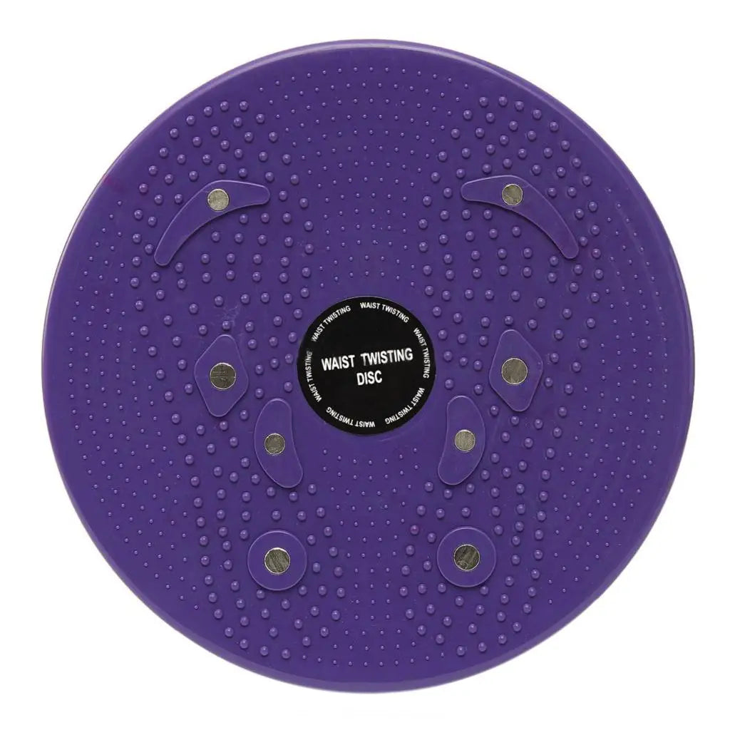 Waist Twisting Disc for Ab Workout - Portable Fitness Board | Tidesmit Body Shaping Massage Equipment PURPLE Tidesmit