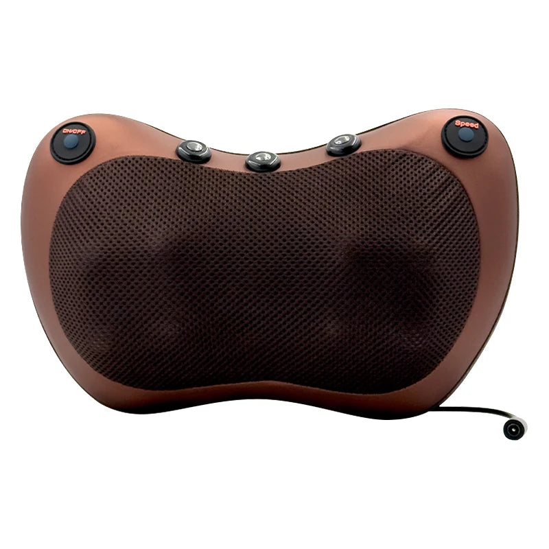 Electric Cervical Neck Massager with Heat Therapy & Spine Support Massage Cushion Tidesmit