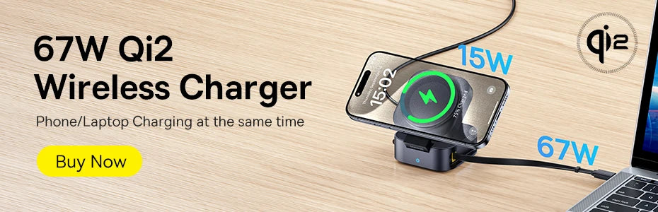 15W MagSafe Compatible Wireless Charger for iPhone 16/15/14 Tidesmit
