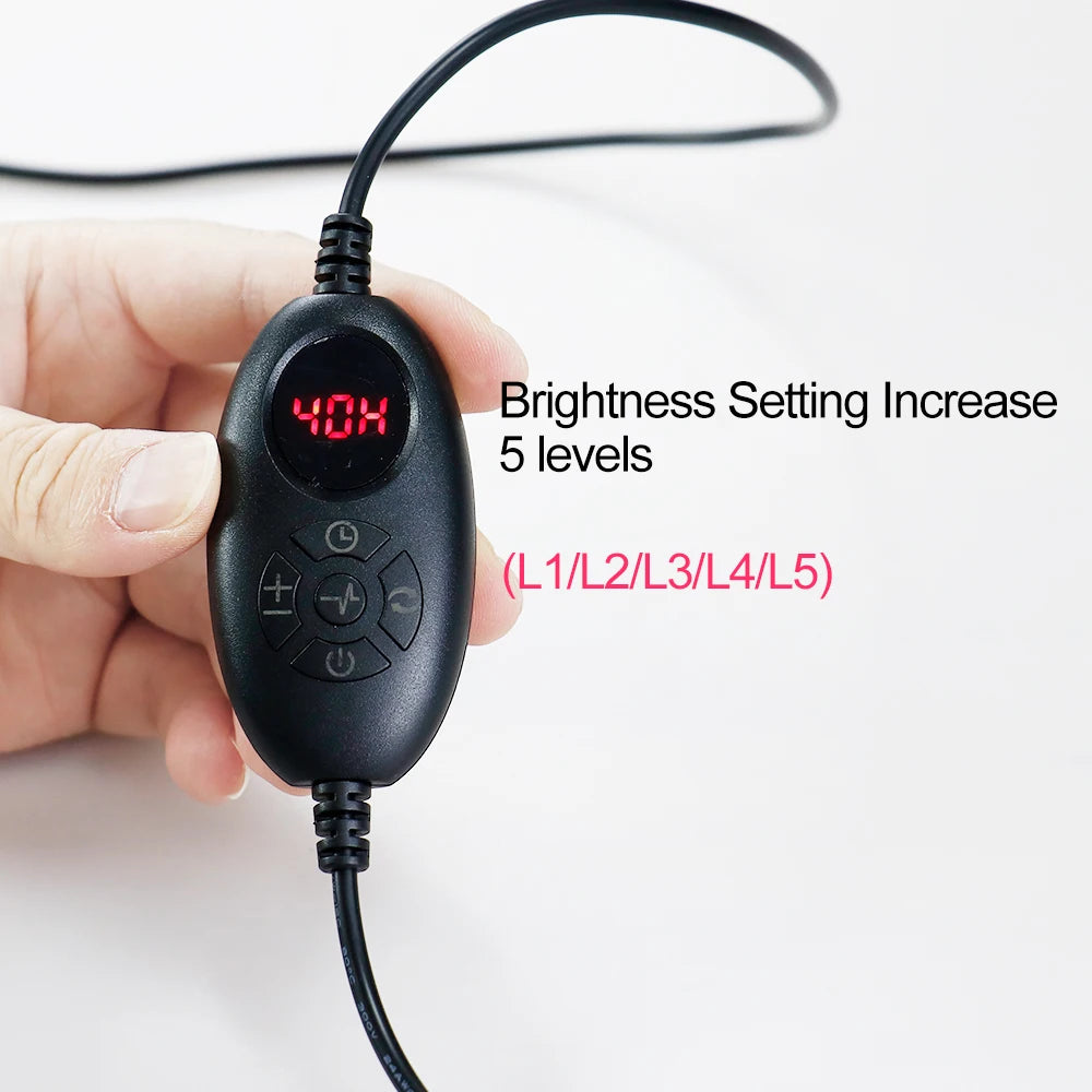 3 in 1 LED Infrared Light Therapy Body Pad Wearable Wrap for Back Shoulder Waist 660&850 nm Infrared Light Weight Loss Device