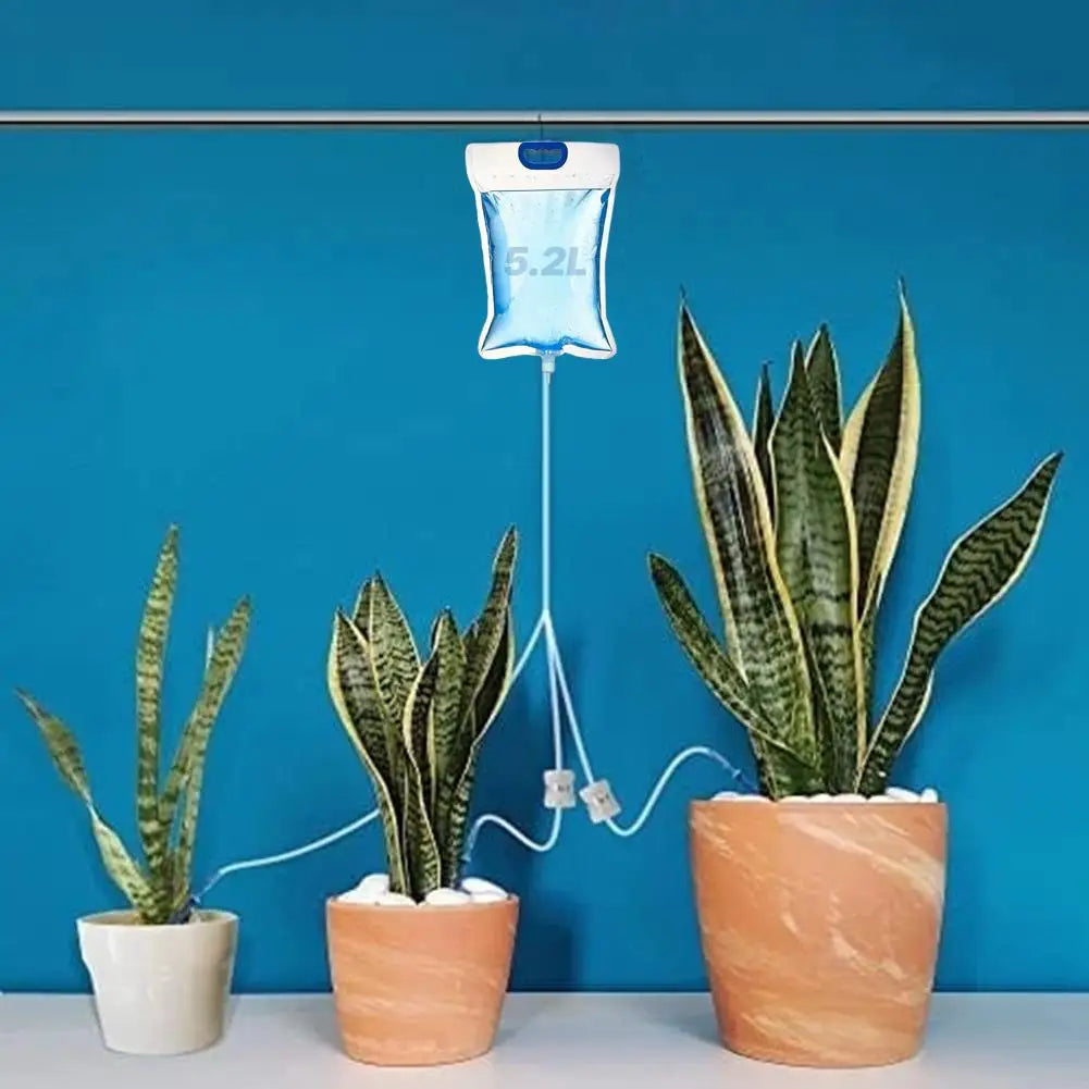 5.2L/6.5L Automatic Watering Device Plant Watering Bag Control Of Water Dripping Flow Water Bag Lazy Travel Dripper