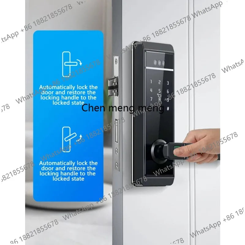 Camera Palm Vein Smart Fingerprint Lock  3D Face Recognition Fingerprint Password Smart Door Lock