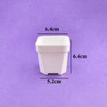 2-5PCS Quality Thicken Flower Pots ，Succulents Plant Square Flowerpots Nursery Grow Container Cactus Pot Planter Garden Supplies
