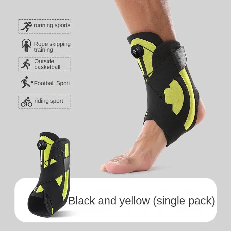 Adjustable BOA Ankle Brace Support Sport Fitness Ankle Protector Sprain Recovery Stabilizer Foot Care Pain Relief Ankle Wrap