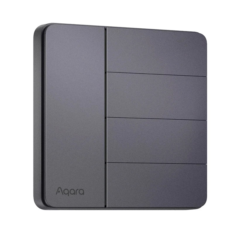 Aqara Smart Wall Switch Z1 More Control Zigbee 3.0 Compatible with Single Live/Neutral Wire Design Work With Mi Home HomeKit APP