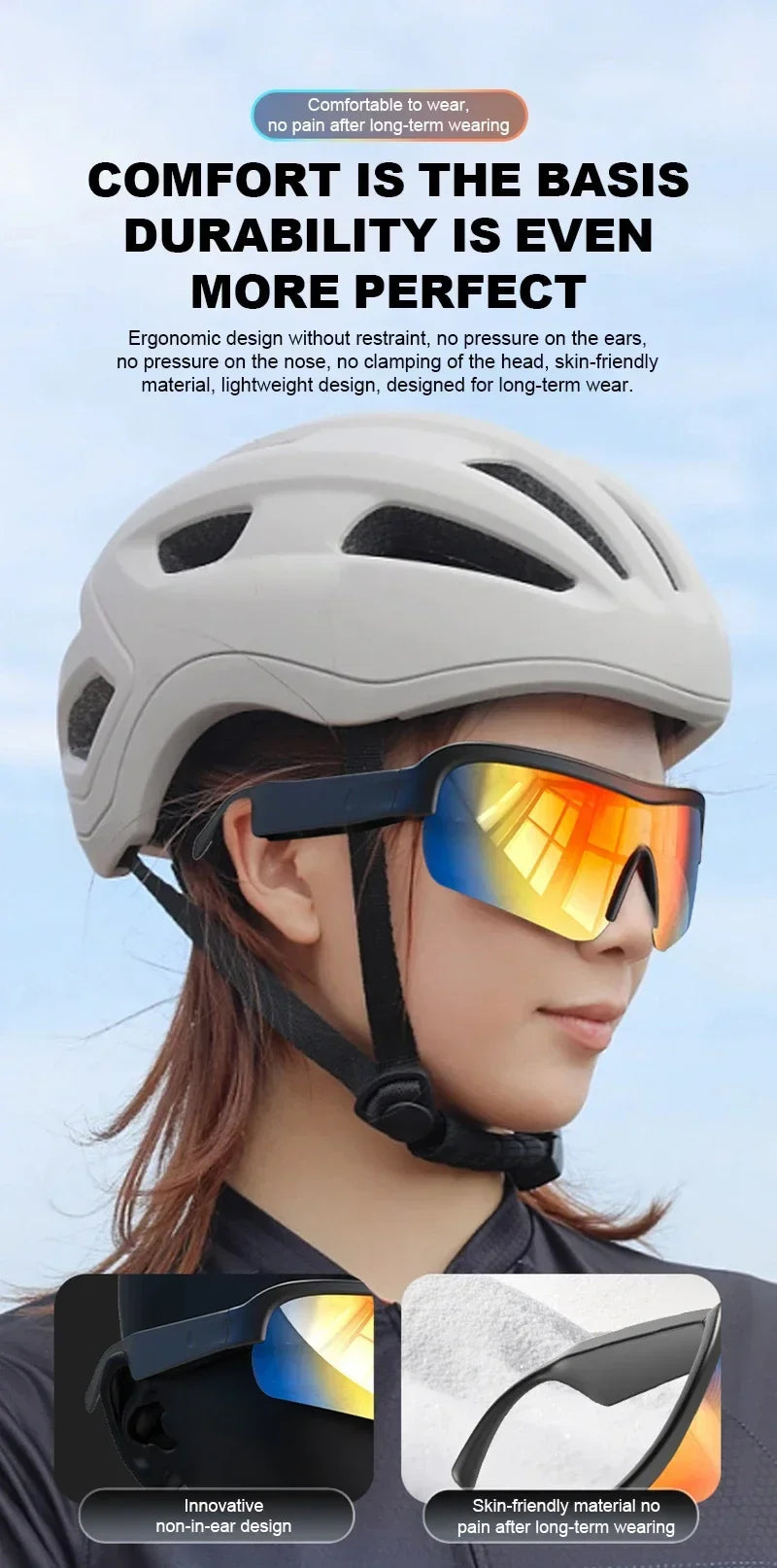 Bluetooth Smart Glasses with Spatial Audio & UV Protection | Tidesmit Tidesmit
