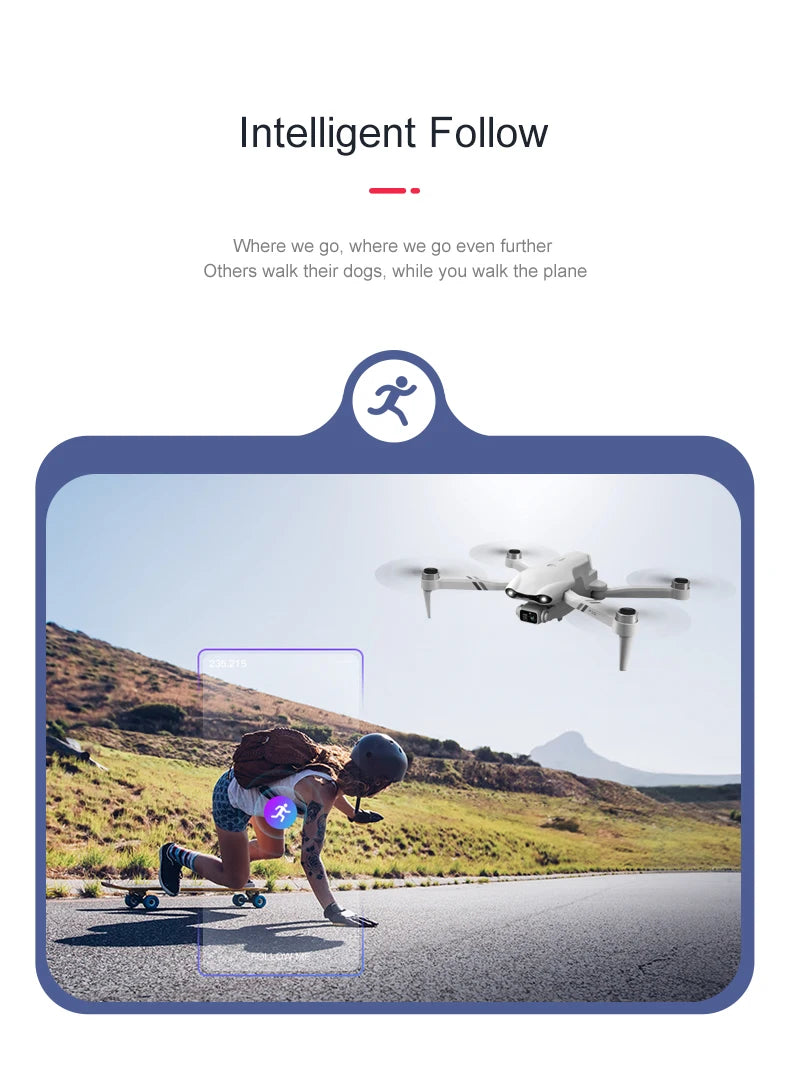 F10 GPS Camera Drone with 8K Dual Lens - Foldable Brushless Design Tidesmit