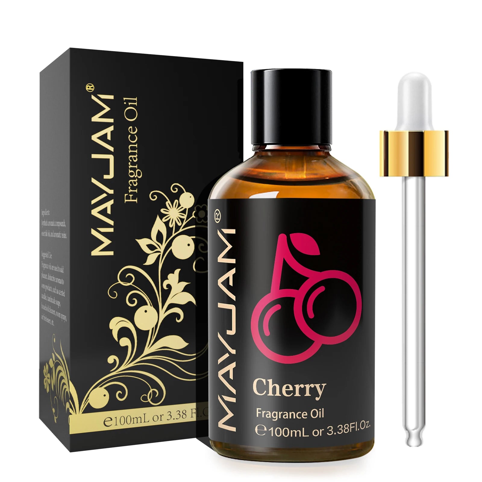 MAYJAM 100ML Fruit Fragrance Oil for Diffuser Candle Soap Making Coconut Strawberry Watermelon Blueberry Essential Oils