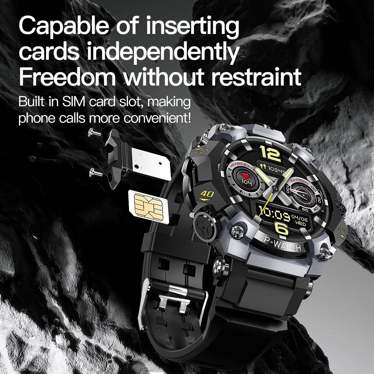 Q668 Smartwatch Android 10.0 1.95inch Amoled 720*720 5G Cellular Version Smart Watch With 800W Dual Camera GPS WIFI 5G Sim Card