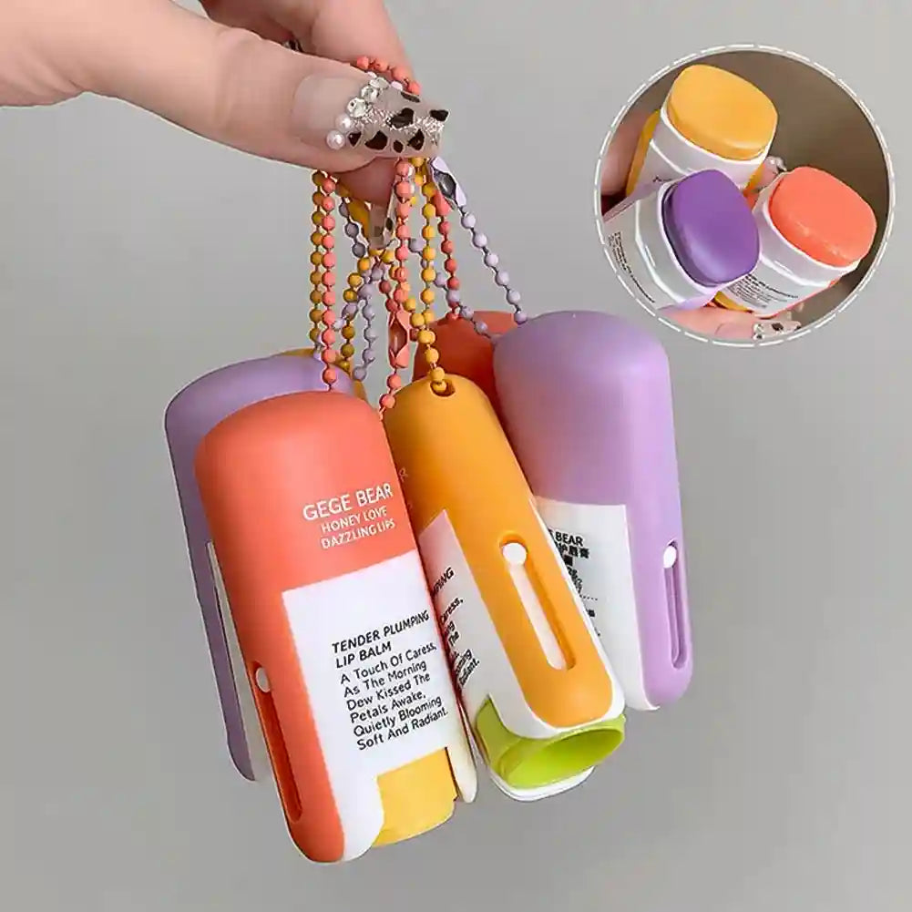 Lip Balm Keychain Pendant | Moisturizing Lip Care Accessory by Tidesmit Lip Care Tidesmit