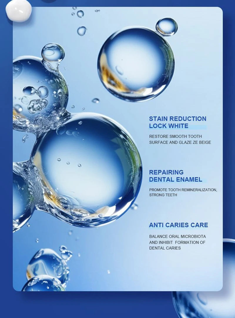 Tidesmit hydroxyapatite whitening toothpaste for plaque removal, gum health, and fresh breath.