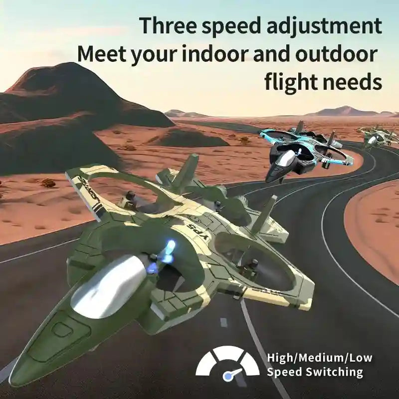 Remote Control Stunt Plane 4-Channel UAV - YP5 Stable Hover Model Tidesmit