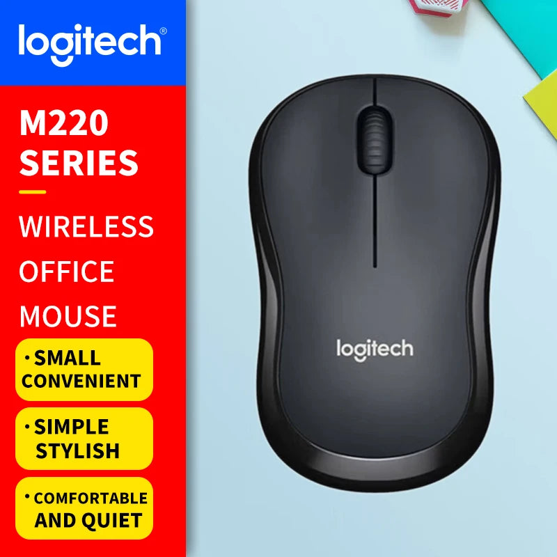 Logitech (M) Series Wireless Wired Office Mouse for Laptops, Quiet and Portable for Business and Home Use M650 M350 M350P M185