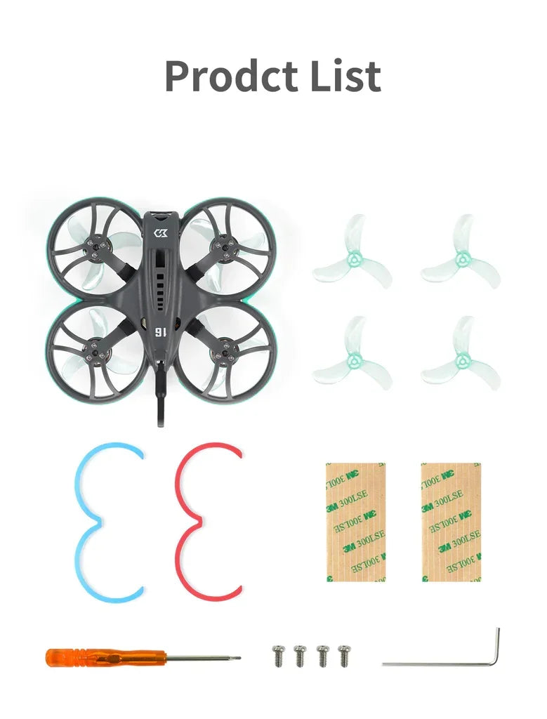 1.6 Inch Tiny Whoop FPV Drone | ELRS & TBS Nano RX | Tidesmit Tidesmit