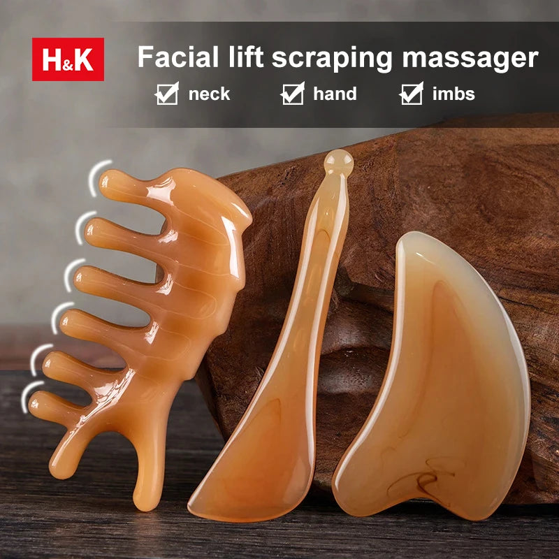 Gua Sha Massage Tool for Face & Body Sculpting | Tidesmit Body Shaping Massage Equipment Tidesmit