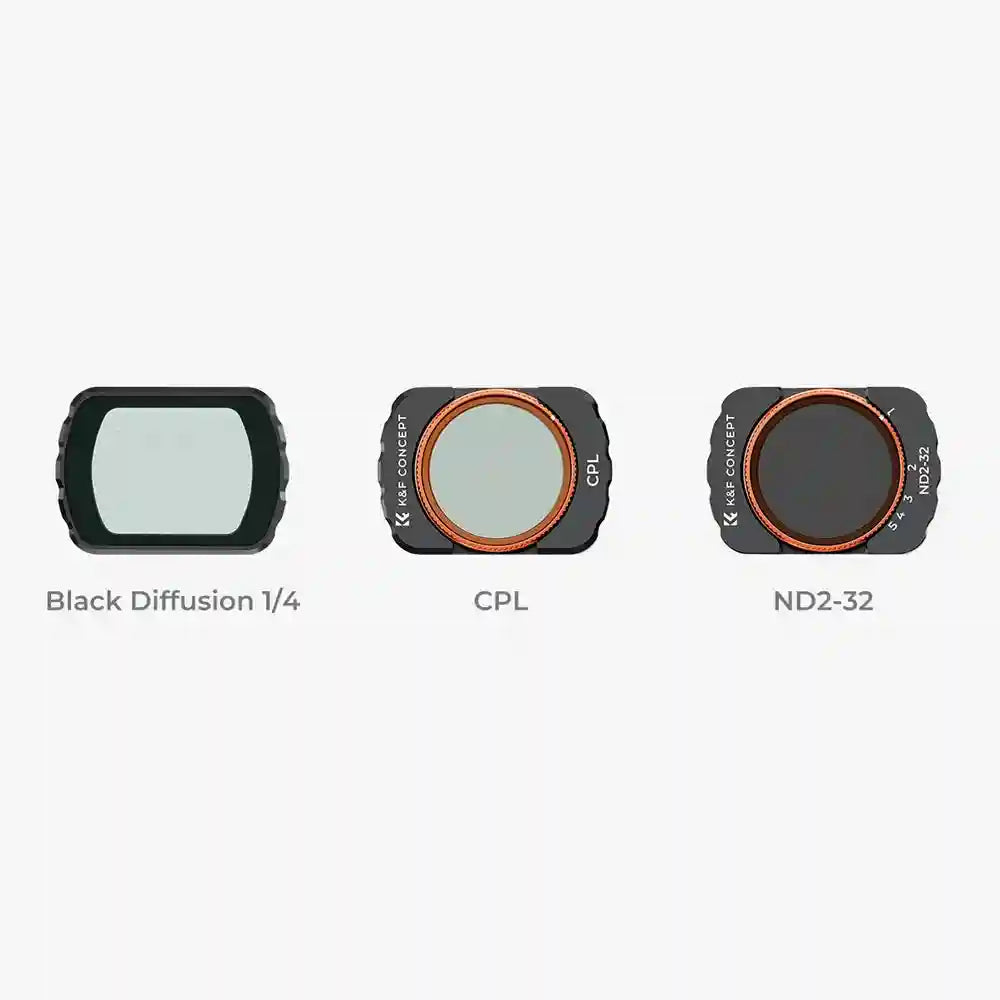 DJI Osmo Pocket 3 ND/CPL Filter Set with Screen Protector Kit Filter Kit Tidesmit