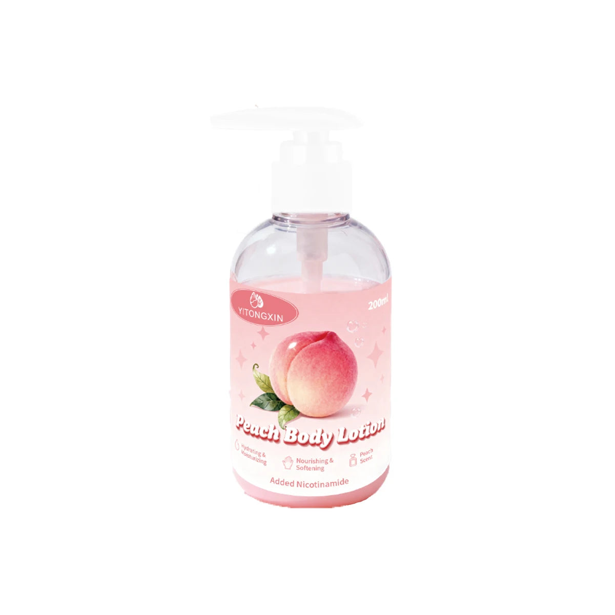 Peach Niacinamide Body Lotion, Fruity Fragrance, Hydrates And Moisturizes The Skin, Smooth And Easily Absorbed