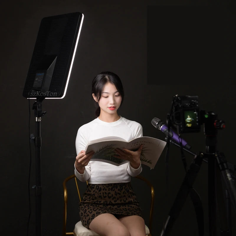 LED Video Light Panel | 50W Bi-Color Studio Lamp for Content Creation Tidesmit