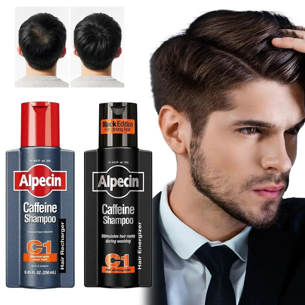 Germany Alpecin High-End Caffeine Anti-Hair Loss Shampoo Oil-Controlling Silicone-Free Fluffy Flaky Nourishing Hair Care 250ml