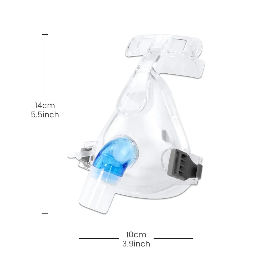 Comfortable CPAP Full Face Mask Adjustable Strap Respirator For Cushion Travel Anti Snoring Stopper Solution Tools Sleep Help