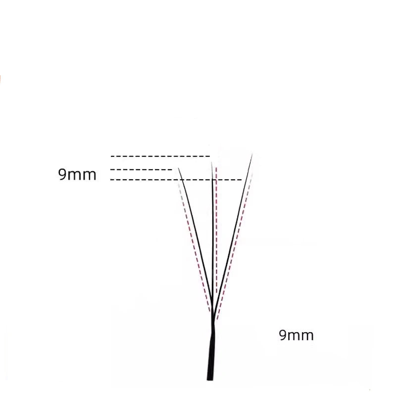MARIA 3D Narrow W Shape Eyelashes Hand Premium lashes Soft Light Natural Lashes Extension Supplies Makeup Mesh Net Cross Lash False Eyelashes Tidesmit