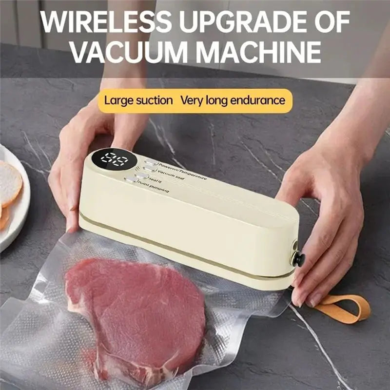 DT19-Food Grade Plastic Vacuum Sealer Machine Seals Both Vacuum Bags And Roll Bags- Ideal For Kitchen Use Accessory A