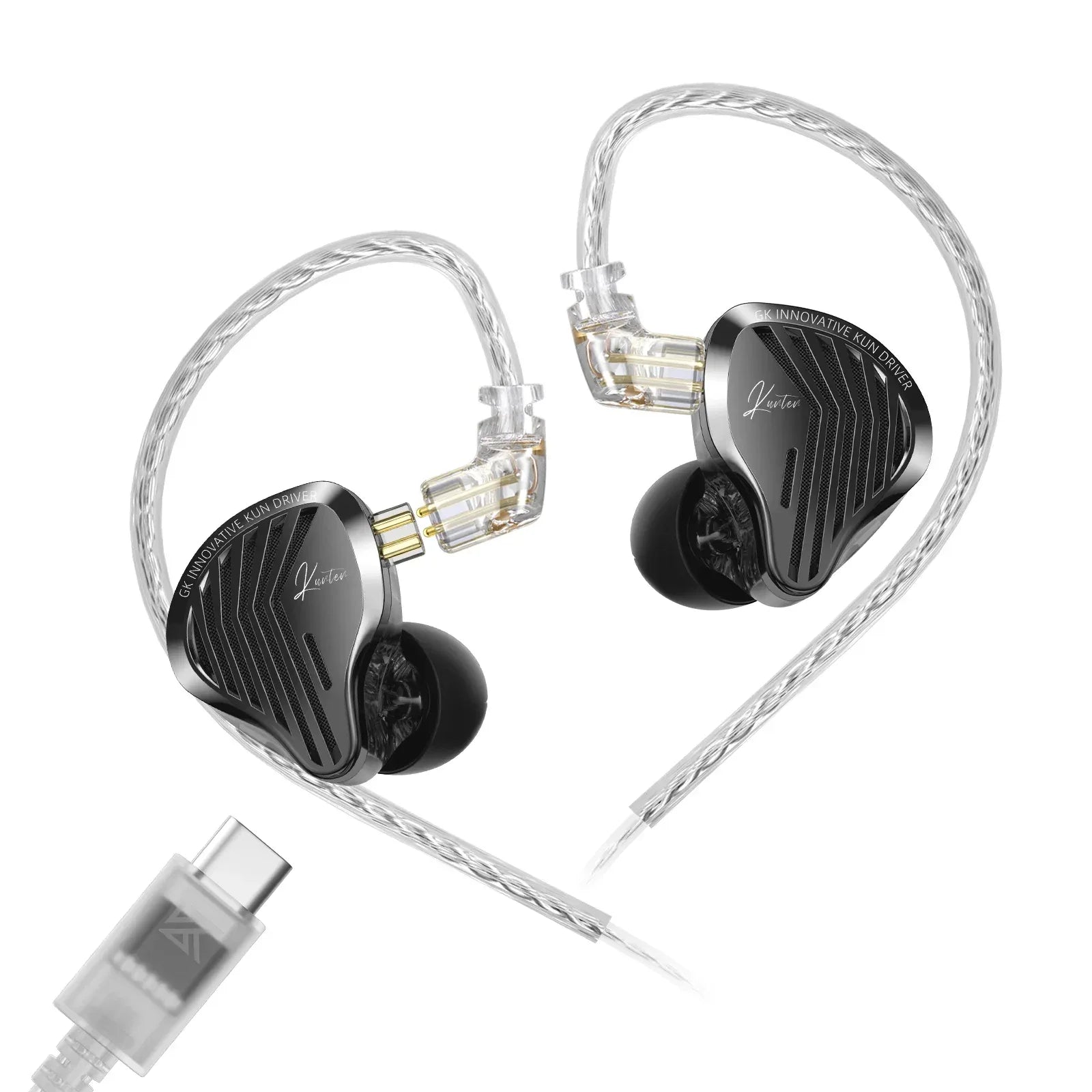 Wired Metal HiFi Bass Earbuds with Mic by Tidesmit - 3.5mm & Type-C Type-C No Mic Tidesmit