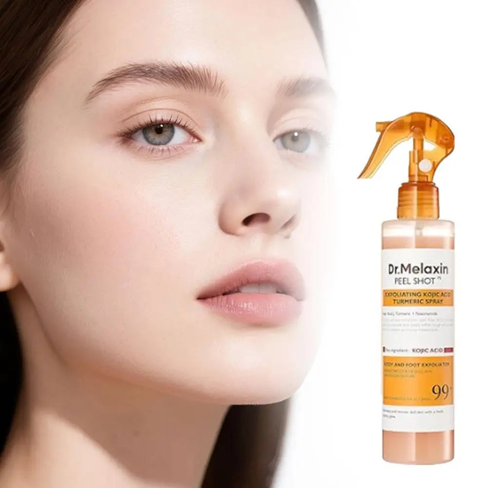 200ml Dr.Melaxin Peel Shot Exfoliating Kojic Acid Turmeric Spray Improve Dullness, Brighten Hydrate Soothing Moisturizing Skin