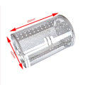 Stainless Steel Grill Rotisserie Oven For Kitchen Fry Basket Coffee Bean Grilled Cage Drum Rack Air Fryer Accessories Universal