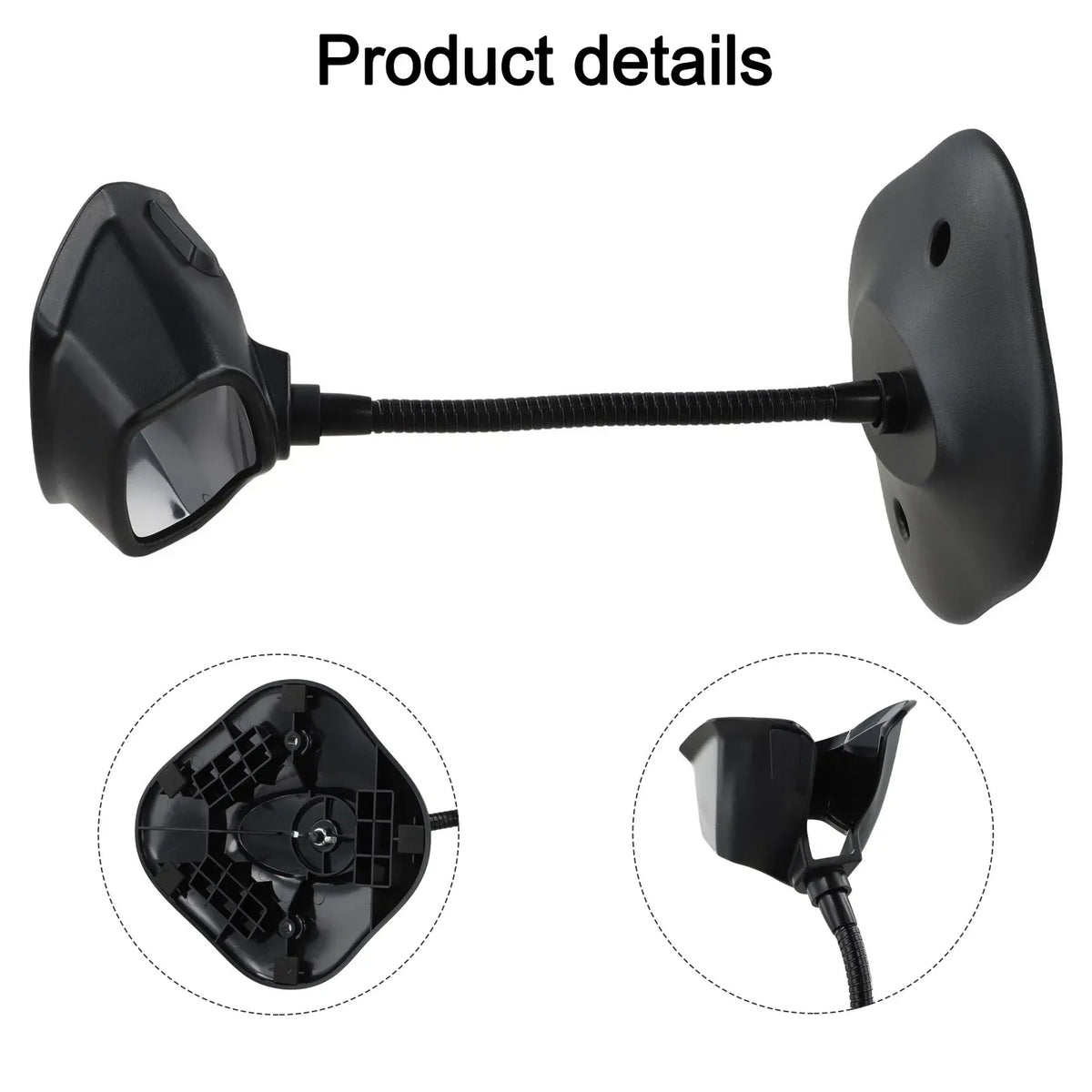 Adjustable scanner bracket stand showing cradle and base mounting detail